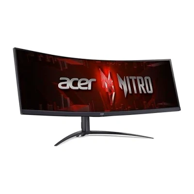 Bild av Acer Nitro XZ452CUV spelskärm 44,5 tum (113 cm skärm) DQHD, 165 Hz, 4 m (GTG), 2 x HDMI 2.1, DP 1.4, krökt, höjdjusterbar, FreeSync Premium Pro