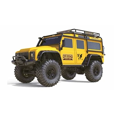 Bild av Amewi 22589 Dirt Climbing SUV Safari Crawler 4WD 1:10 RTR inklusive batteri, fjärrkontroll, laddkabel, gul
