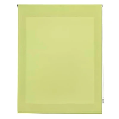 Bild av INTERBLIND premium genomskinlig enkel rullgardin, 80 x 175 cm (bredd och höjd) tygmått 77 170 rullgardin pistasch fönster