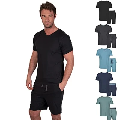 Bild av Light &amp; Shade Pyjamasset för män, Lsset012 svart, S