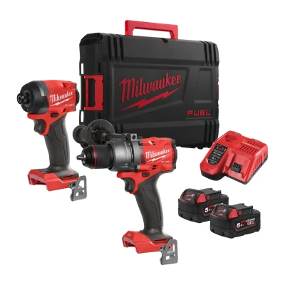 Bild av Milwaukee M18 FPP2A3 502X Verktygspaket med batteri och laddare