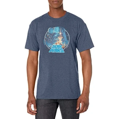 Bild av Star Wars unga herr vintage seger t shirt, Marinblå ljung, 3X