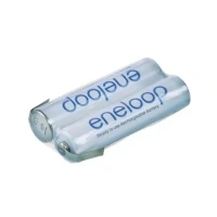 Bild av Panasonic eneloop serien F1x2 Batteripaket 2x R03 (AAA) Z loddefane NiMH 2.4 V 750 mAh