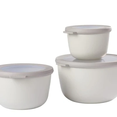 Bild av Mepal Bowls Set Nordic White of 3 (500, 1000, 2000 ml)