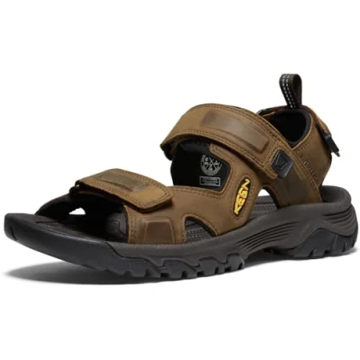 Bild av KEEN Herr Targhee 3 öppen tå sandal, Bison Mulch, 47.5 EU