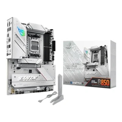 Bild av ASUS ROG Strix B850 A WiFi spel, AMD ATX moderkort, 14+2 + 2 strömförsörjningssteg, DDR5, PCIe 5.0 plats med Q release plats, 4 M.2 platser, 7 antenn, AI Advisor, Networking II
