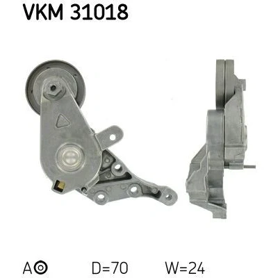 Bild av Spännrulle, aggregatrem SKF VKM 31018