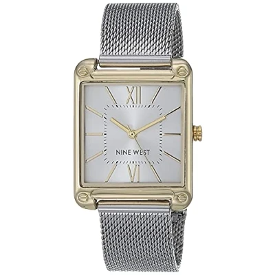 Bild av Nine West armbandsur i mesh för kvinnor, Silver