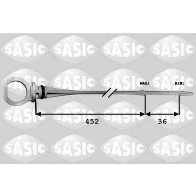 Bild av SASIC 1940008 Jauge d&#039;Huile jaune PEUGEOT: 206 3/5 portes, 307 SW, CITROËN: C3 I Xsara 5 C2 portes