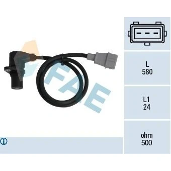 Bild av Impulsgivare, vevaxel, audi 80 b4 avant, a4 b5, b5 a6 c5, c5 cabriolet b3, vw passat variant, 050 906