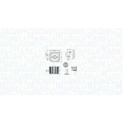 Bild av MAGNETI MARELLI 350300003500 Radiateur d&#039;Huile VOLKSWAGEN: Passat B5 Berline, Transporter 5 Bus, 5, AUDI: A4 B7 Avant, A3 3/5 portes