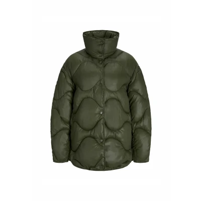 Bild av JACK&amp;JONES dam JXSTELLA Shiny Quilted jacka OTW SN jacka, Grape Leaf, S, Druva blad, S