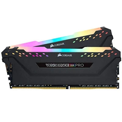 Bild av Corsair Vengeance RGB PRO 32GB (2x16GB) DDR4 2666MHz C16 XMP 2.0 Enthusiast LED Illuminated Memory Kit Black