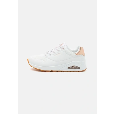 Bild av Skechers Wide Fit UNO Sneakers, Storlek: 38, White/rose gold Pu