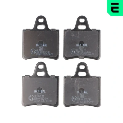 Bild av OPTIMAL BP 09859 Jeu de plaquettes frein Essieu arrière non préparé pour indicateur d&#039;usure CITROËN: Xantia 3/5 portes, 5 portes