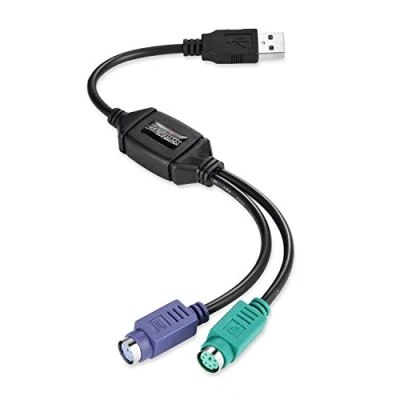 Bild av Perixx 19998 PERIPRO 401 PS2 till USB adapter, Inbyggd IC
