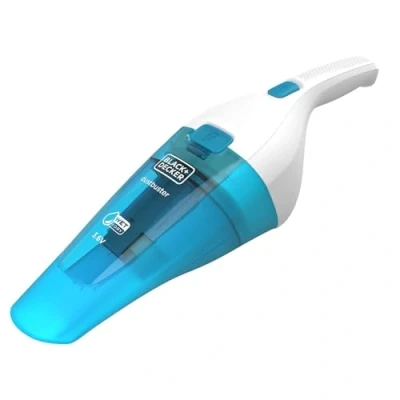 Bild av BLACK+DECKER 2 i 1 dammbuster, våt/torr batteri handdammsugare (batteridammsugare med 3,6 V, gummilippe för våtrengöring, transparent smutsbehållare) WDC115WA