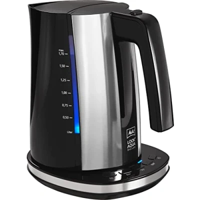 Bild av Melitta Look Aqua II Deluxe 1026 14, vattenkokare med temperaturinställning, 1,7 liter, svart