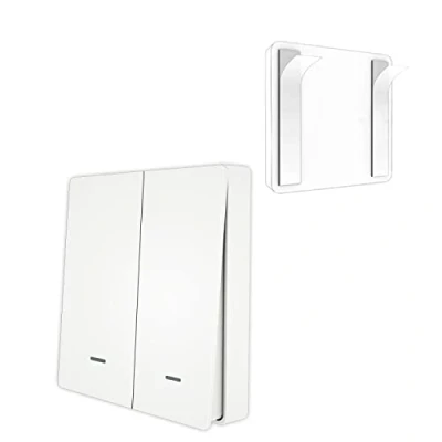 Bild av MOES Tuya ZigBee Wireless 6 scenbrytare mekanisk tryckknappsregulator batteridriven sändare via Smart Life App Home Automation Scenario för smarta enheter 2 växlar