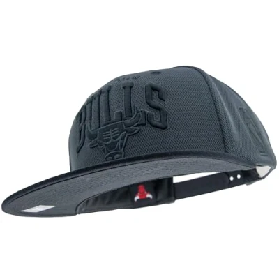 Bild av Mitchell &amp; Ness NBA Resist II 3D Arch Snapback Chicago Bulls, grå svart mesh, one size