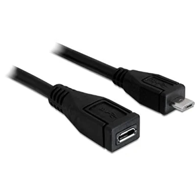 Bild av DeLock Kabel USB förlängning micro B kontakt till mikro uttag 1 m