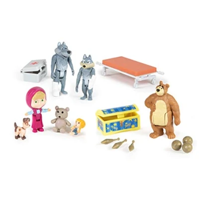Bild av SIMBA Masha and The Bear 109301048 Leksaksfigur, Flerfärgad, En Storlek