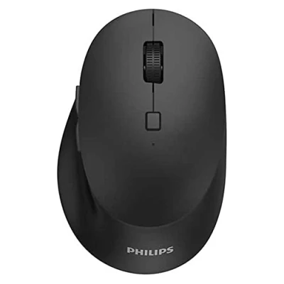 Bild av PHILIPS SPK7507 trådlös mus justerbar upp till 3200 DPI, 2,4 GHz, tyst klickupplevelse med 6 knappar, svart