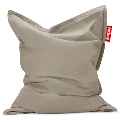Bild av Fatboy® Original Outdoor Grå Saccosäck för utomhusbruk Oförstörbara saccosäckar Högkvalitativ EPS fyllning 180 x 140 cm