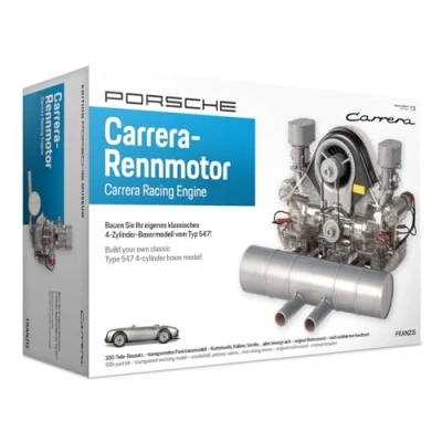 Bild av FRANZIS 67550 Porsche Carrera Racing engine a true to life model kit of 1:3 scale the 4 cylinder boxer type 547, original motorsound and handbook with 112 pages