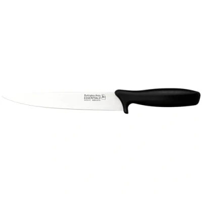 Bild av Rockingham Forge Essentials 8007 Range 8 lättvikts trancheringskniv i rostfritt stål med svart handtag, enkelbräda
