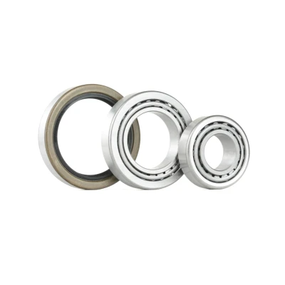 Bild av FEBI BILSTEIN 07870 Kit de roulements roue Essieu avant gauche, droit avec bague d&#039;étanchéité 45 Roulement à rouleaux coniques