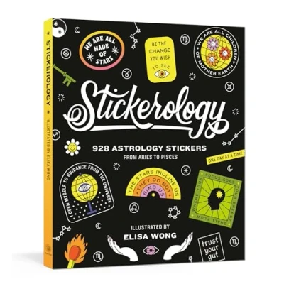 Bild av Stickerology: 928 Astrology Stickers from Aries to Pisces: for Journals, Water Bottles, Laptops, Planners, and More