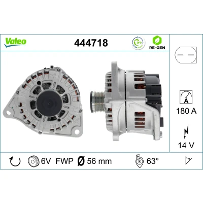 Bild av Generator Valeo 444718