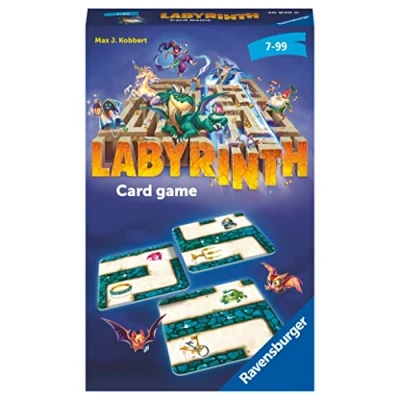 Bild av Ravensburger Labyrinth Travel Card Game, Labyrint, Fickspel, 2 4 spelare, rekommenderad ålder 7+, 20870 8