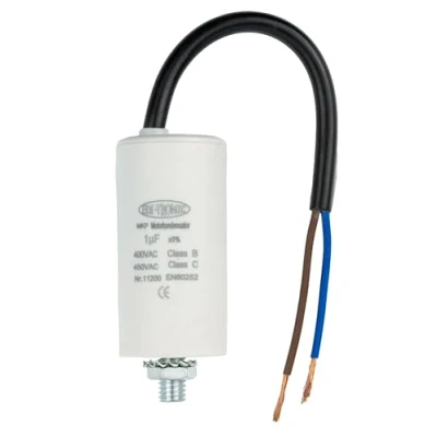 Bild av Kondensator, startkondensator, motorkondensator, arbetskondensator, kabel 1 µF 450 V