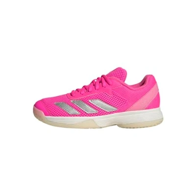 Bild av adidas Unisex Barn Courtflash Kids Tennis Shoes, Lucid Pink/Silver Metallic/Bliss Pink, 33 1/2 EU
