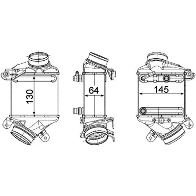 Bild av Laddluftkylare MAHLE CI 187 000P