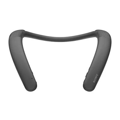 Bild av Sony SRS NB10 Trådlös Bluetooth nackhögtalare (inbyggd mikrofon, lätt, handsfree funktion, flera anslutningar, 20 timmars batteritid, snabbladdningsfunktion), svart
