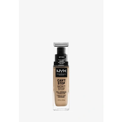 Bild av NYX Professional Makeup Can&#039;t Stop Won&#039;t Full Coverage Foundation Soft Beige 30 ml
