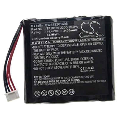 Bild av vhbw 1 x batteri ersättning för Marshall TF18650 2200 1S4PA digital radio (3 400 mAh, 14,4 V, Li Ion)