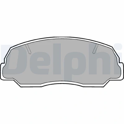 Bild av DELPHI LP400 Jeu de plaquettes frein non préparé pour indicateur d&#039;usure sans tôle anti bruit accessoires DAIHATSU: Rocky SUV Cabriolet