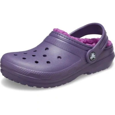 Bild av Crocs Classic Lined Clog K Träsko unisex barn, Nightshade, 33/34