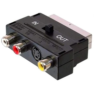 Bild av Premium Cord kjsa 01 SCART videoadapter, Svart