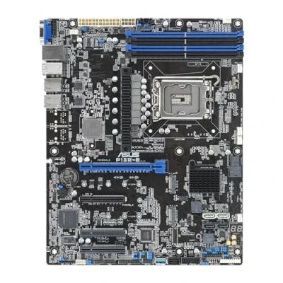 Bild av Płyta główna Asus P13R E 1x LGA1700 Intel Xeon 24XX C266 (4xDIMM 8x SATA 2xM.2 2x1GbE ASMB11 iKVM ATX)