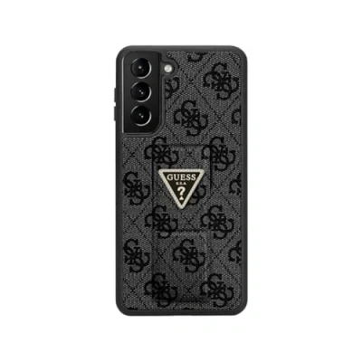 Bild av Guess GUHCS24SPGS4TDW fodral för S24 S921 brunt hårt grepp stativ 4G triangel strass