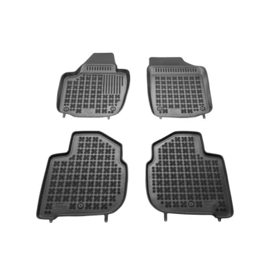Bild av REZAW PLAST 200209 Ensemble de tapis sol Caoutchouc avant et arrière 4 noir Sur mesure SKODA: Rapid 3/5 portes