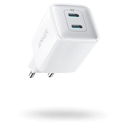 Bild av anker 521 laddare, Nano Pro, kompakt 40 W PIQ 3.0 Dual Port USB C strömförsörjning, kompatibel med iPhone 15/14/13/12 serien, iPad Mini, MacBook Air och mer, Arktis