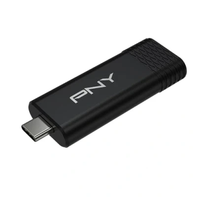 Bild av PNY 256 GB PRO Elite V3™ Type C® USB 3.2 Gen 2 Flash Drive upp till 1000 MB/s läsning, 800 skrivning, extrem prestanda för datalagring och dataöverföring, premiummetalldesign, C