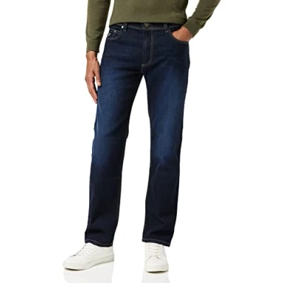 Bild av bugatti Herr jeans regular fit feve pocket bomull stretch denim