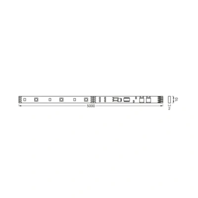 Bild av LEDVANCE Flex Remote LED strip IP20 RGBW, 5m